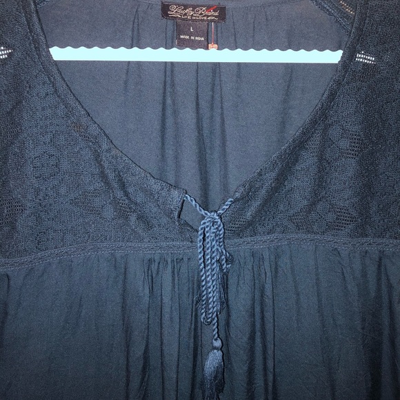 Navy Lucky Brand Top - Picture 2 of 4